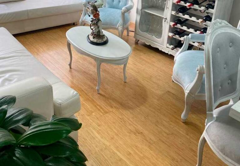 Piso bambú natural densificado
