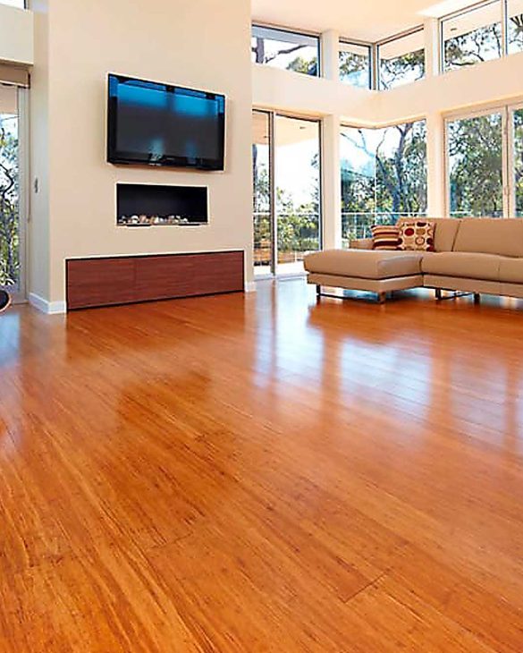 Piso Bambú Densificado Carbonizado